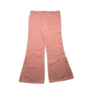 Vintage 70s Levis Jeans Flare Bell Bottom 36x29 SF 207 Orange Talon (unisex)